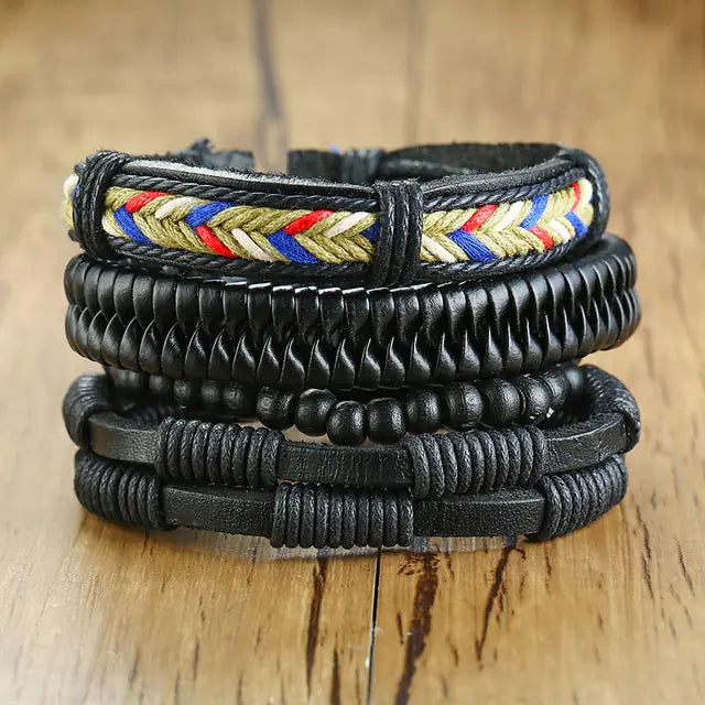 4Pcs/ Set Braided Bracelets