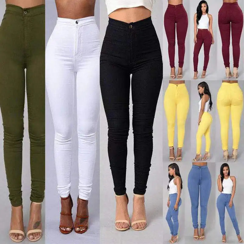 Women's High-Waist Skinny Jeans